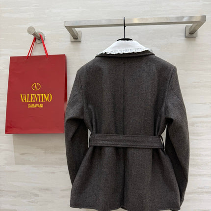 VALENTINO 26S PETER PAN COLLAR JACKET 129