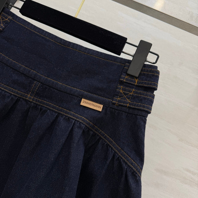 ZIMMERMANN 26S DENIM SKIRT STYLE 40