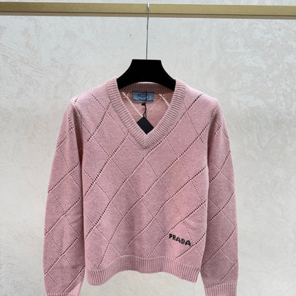 PRADA 25S V-NECK SWEATER 576