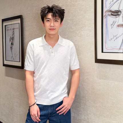 FENDI 26S KNIT POLO SHIRT 028