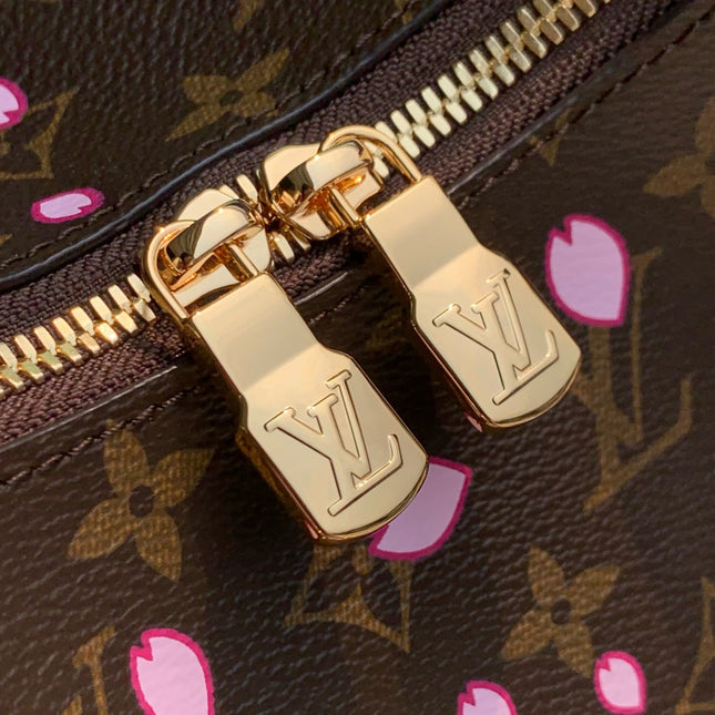 BOULOGNE CHERRY BLOSSOM 29 IN SAKURA BROWN MONOGRAM COATED CANVAS