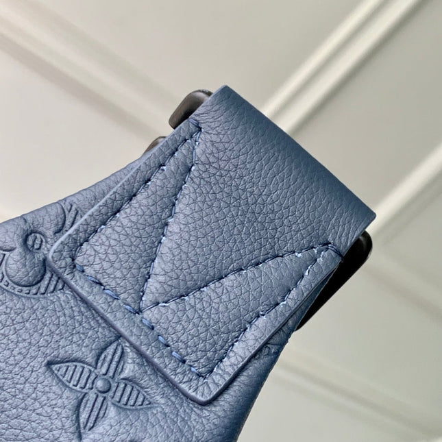RUSH BUMBAG 30 IN DARK BLUE MONOGRAM SHADOW CALFSKIN