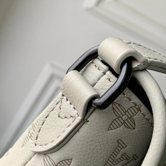 PULSE WEARABLE WALLET 22.5 IN SAND MONOGRAM SHADOW EMBOSSED CALFSKIN