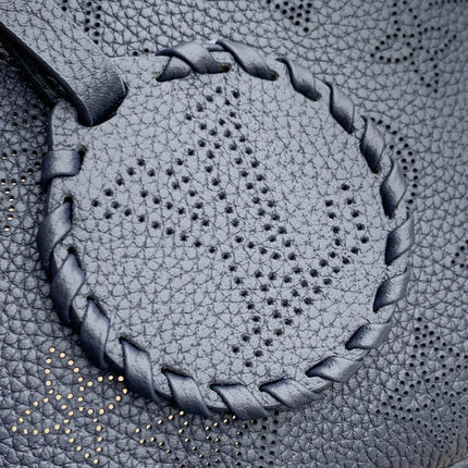 BLOSSOM PM 20 IN DARK BLUE MONOGRAM PERFORATED CALFSKIN