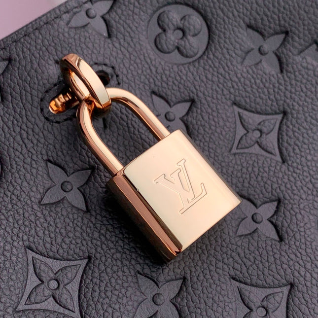 ANYTIME PM 34 IN BLACK MONOGRAM EMPREINTE CALFSKIN
