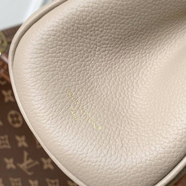 ANYTIME FLAP BAG 29.5 IN TOURTERELLE GRAY MONOGRAM CALFSKIN