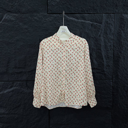 SILK SHIRT WITH CHERRY PRINT 265827