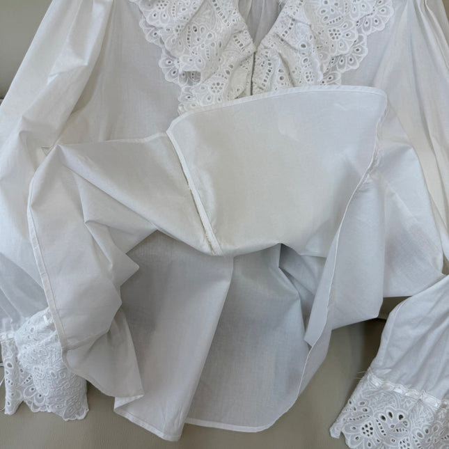 CHLOE 25S WHITE SHIRT STYLE 004