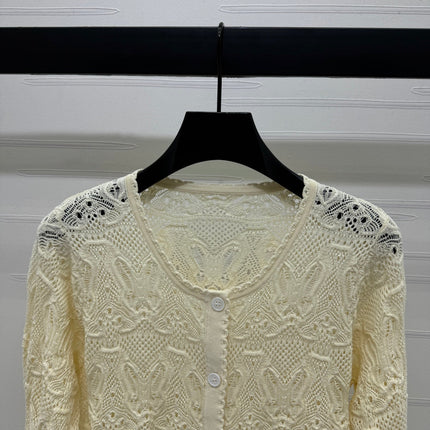 DIOR 25S 3D HAND KNIT CARDIGAN 264188