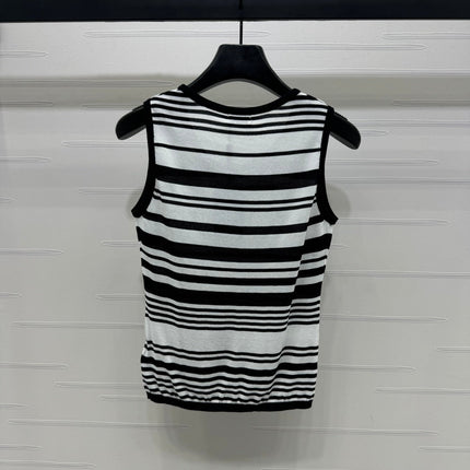 YSL 25S BLACK TRIM TANK TOP 264090