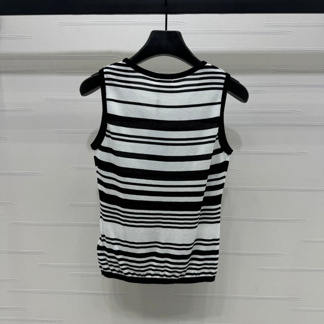 YSL 25S BLACK TRIM TANK TOP 264090
