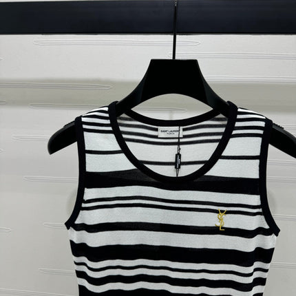 YSL 25S BLACK TRIM TANK TOP 264090