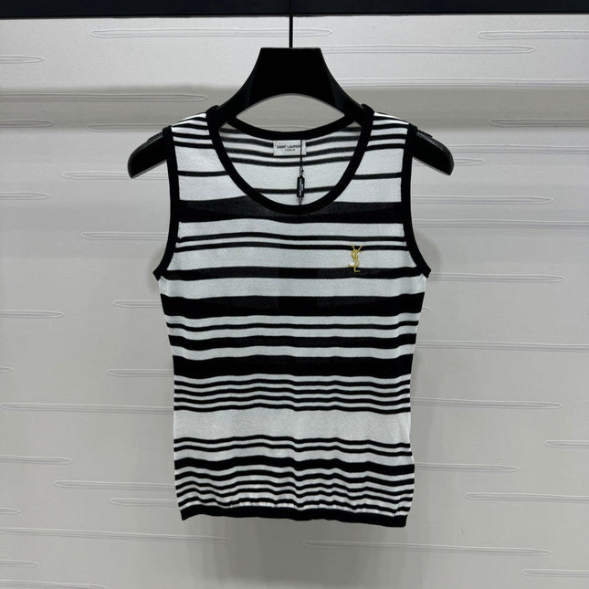 YSL 25S BLACK TRIM TANK TOP 264090
