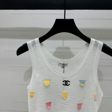 CHANEL 25S PATCHWORK TANK TOP 264142