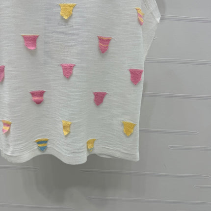 CHANEL 25S PATCHWORK TANK TOP 264142