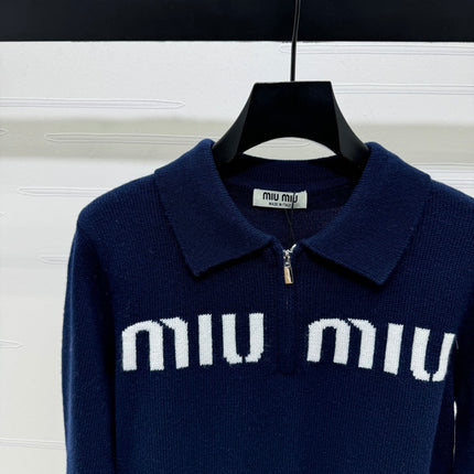 MIUMIU POLO KNIT SWEATER STYLE 750