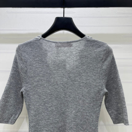 VALENTINO 26S SHORT SLEEVE KNIT T-SHIRT 169