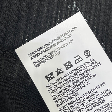 YSL 26S ZIP UP HOODED CARDIGAN 390
