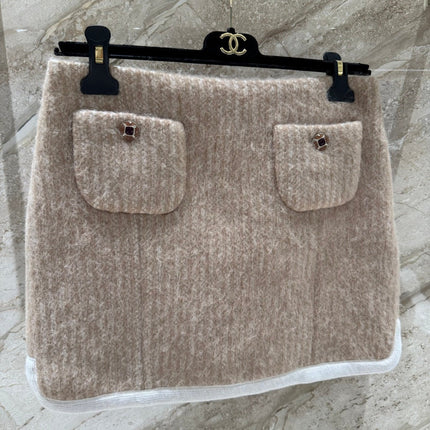 CHANEL 25S KNIT MIDI SKIRT 530