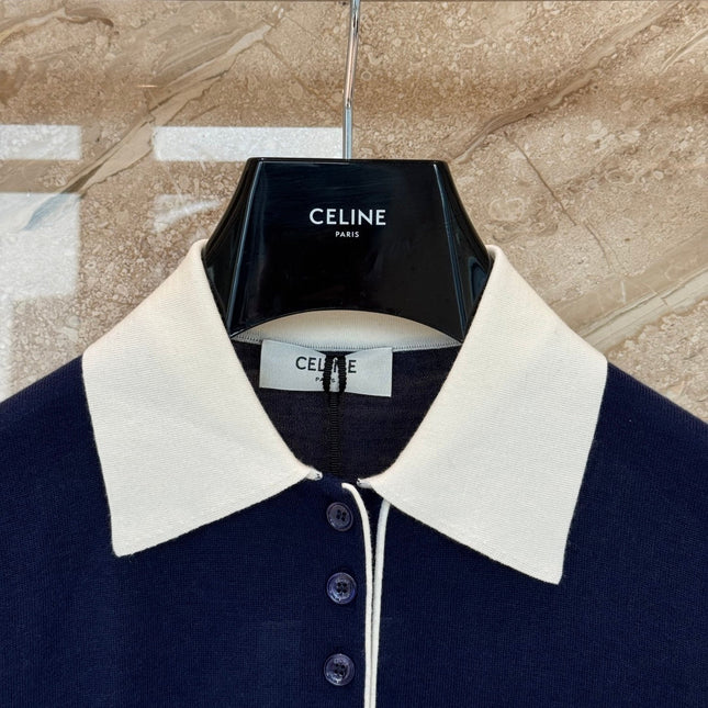 CELINE 26S KNIT POLO SHIRT STYLE 236
