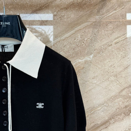 CELINE 26S KNIT POLO SHIRT STYLE 235