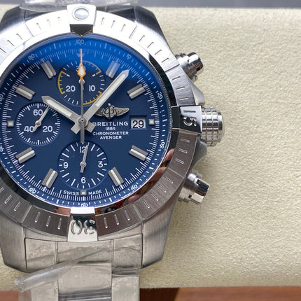 AVENGER CHRONOGRAPH STEEL CASE NAVY BLUE DIAL