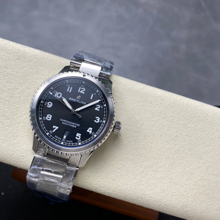 AVIATOR 8 AUTOMATIC ALL STEEL BLACK DIAL