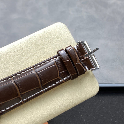 NAVITIMER AUTOMATIC 41 STEEL CASE BROWN ALLIGATOR LEATHER STRAP