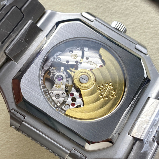 CUBITUS AUTOMATIC ALL STEEL ATTACHED DIAMOND BROWN DIAL