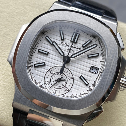 NAUTILUS STEEL CASE WHITE DIAL