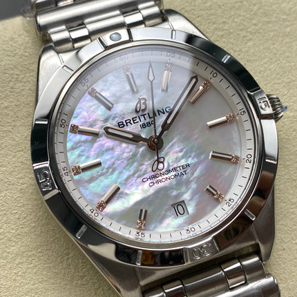 CHRONOMAT AUTOMATIC 36 STEEL CASE MOTHER OF PEARL DIAL