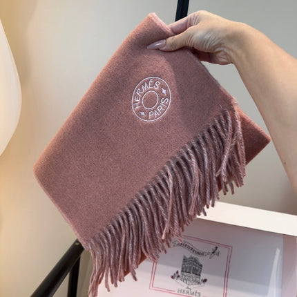 HERMES 25S SCARF 190 IN CASHMERE 854621