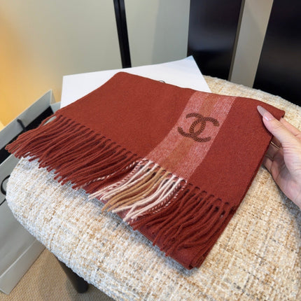 CHANEL 25S SCARF 180 CM IN CASHMERE 942893