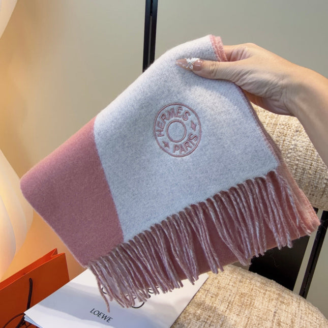 HERMES 25S SCARF 190 IN CASHMERE 989783