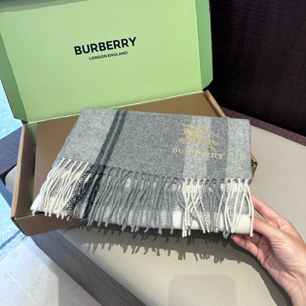 BURBERRY 26S SCARF 180CM IN CASHMERE 196357