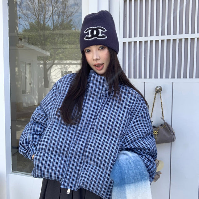 MIUMIU PLAID PUFFER JACKET STYLE 668