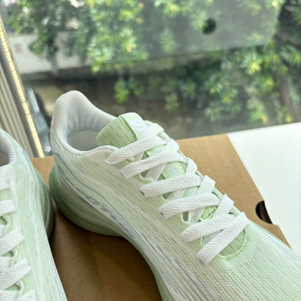 ALO 25S SALOMON SPECTUR SNEAKER IN LIGHT GREEN AND WHITE MESH FABRIC