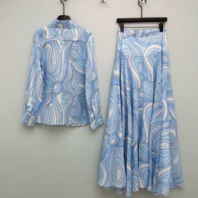 ZIMMERMANN 26S SHIRT AND SKIRT SET STYLE 116