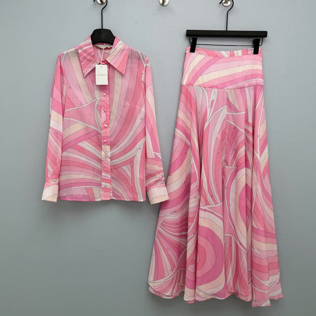 ZIMMERMANN 26S SHIRT AND SKIRT SET STYLE 115