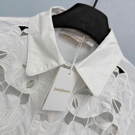 ZIMMERMANN 26S SHIRT AND SHORTS SET STYLE 105