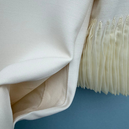 VALENTINO 26S PLEATED SLEEVE DRESS 133