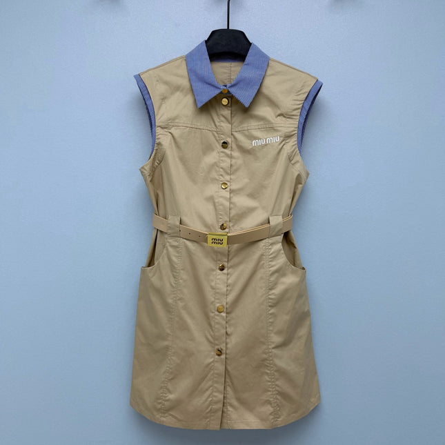 MIUMIU 26S SLEEVELESS DRESS STYLE 1081