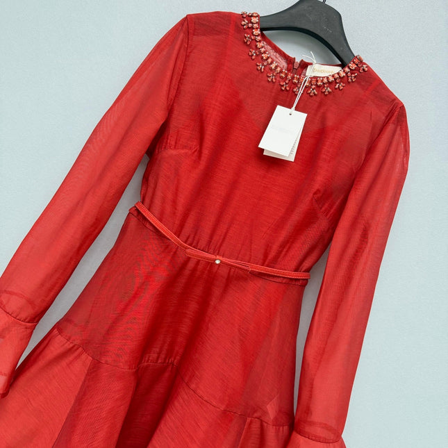 ZIMMERMANN 26S BEADED NECK DRESS STYLE 22