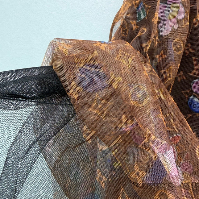 LV 26S PATTERNED CHIFFON SKIRT STYLE 171