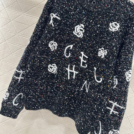 CHANEL 26S CASHMERE BLEND KNIT SWEATER 731