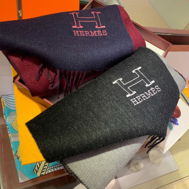 HERMES 25S SCARF 200 IN CASHMERE 856513