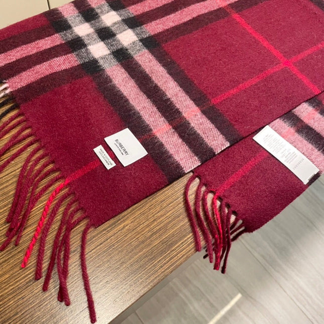 BURBERRY 25S SCARF 180 CM IN CASHMERE 938248