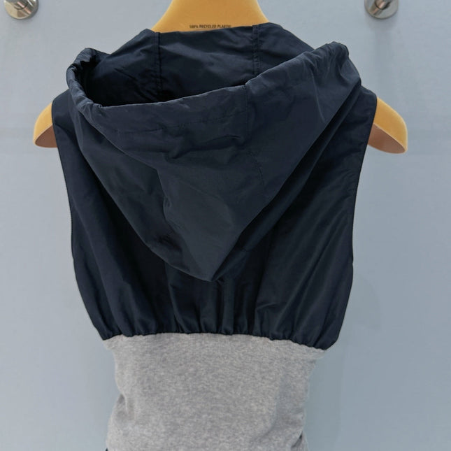 MIUMIU 26S SLEEVELESS HOODED DRESS 904