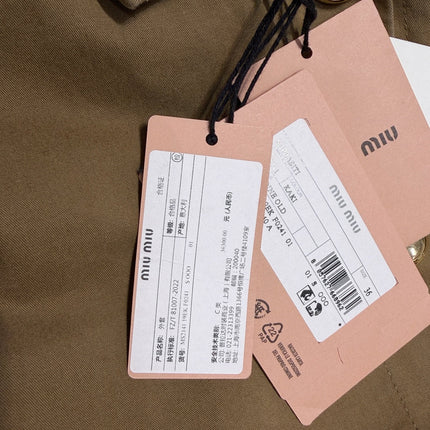 MIUMIU 26S LONG COAT 901