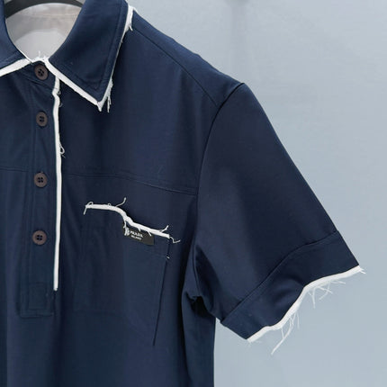 PRADA 26S SHORT SLEEVED POLO SHIRT 809